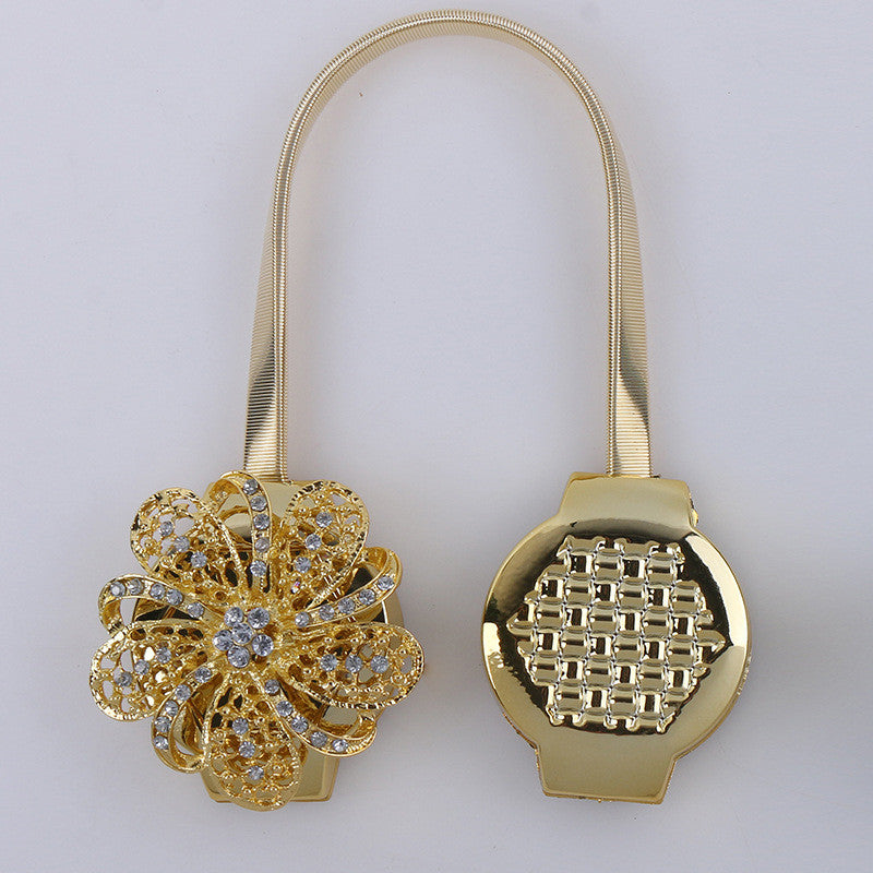 Curtain Buckle Accessories Star Studded Ferromagnetic Buckle