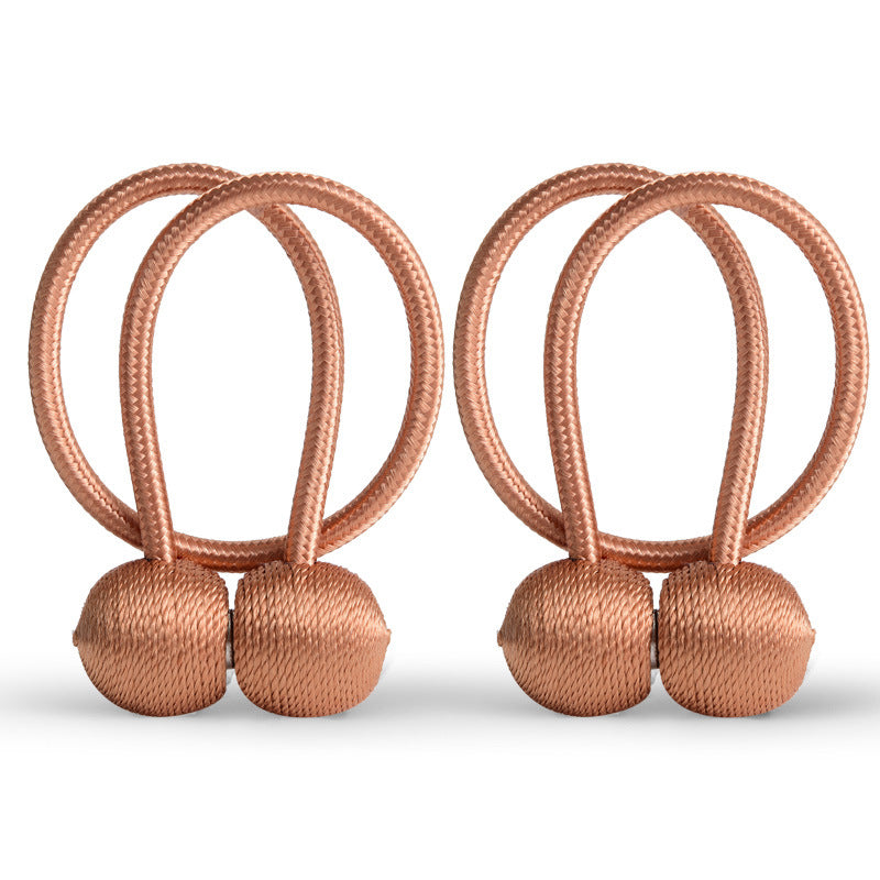 Curtain Straps A Pair Of Curtain Buckle Tie Rope Magnet Knot Tie Buckle Accessories