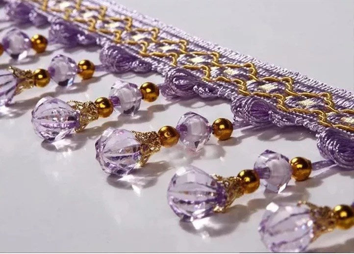 European Style Curtain Accessories Crystal Beads Lace Accessories