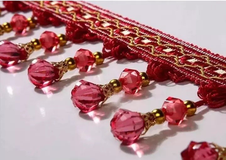 European Style Curtain Accessories Crystal Beads Lace Accessories
