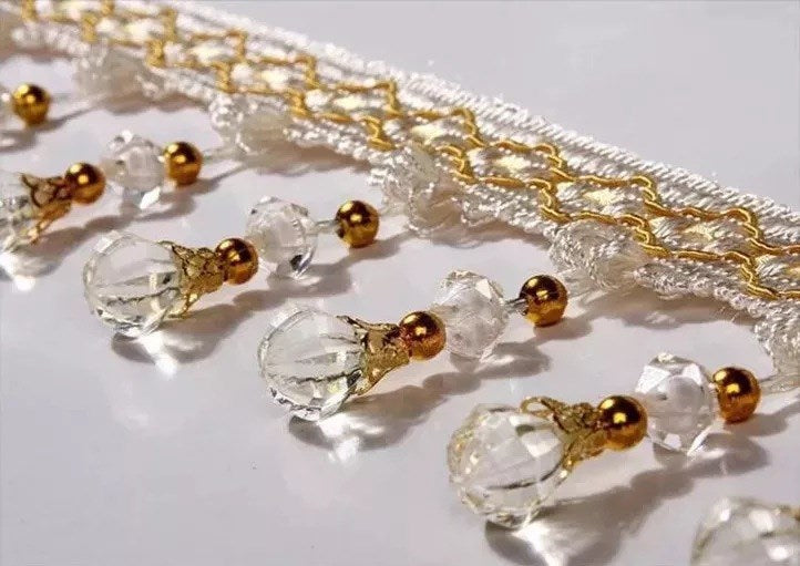 European Style Curtain Accessories Crystal Beads Lace Accessories