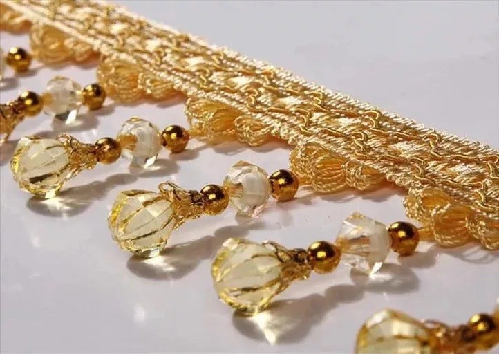 European Style Curtain Accessories Crystal Beads Lace Accessories