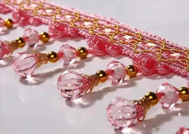 European Style Curtain Accessories Crystal Beads Lace Accessories