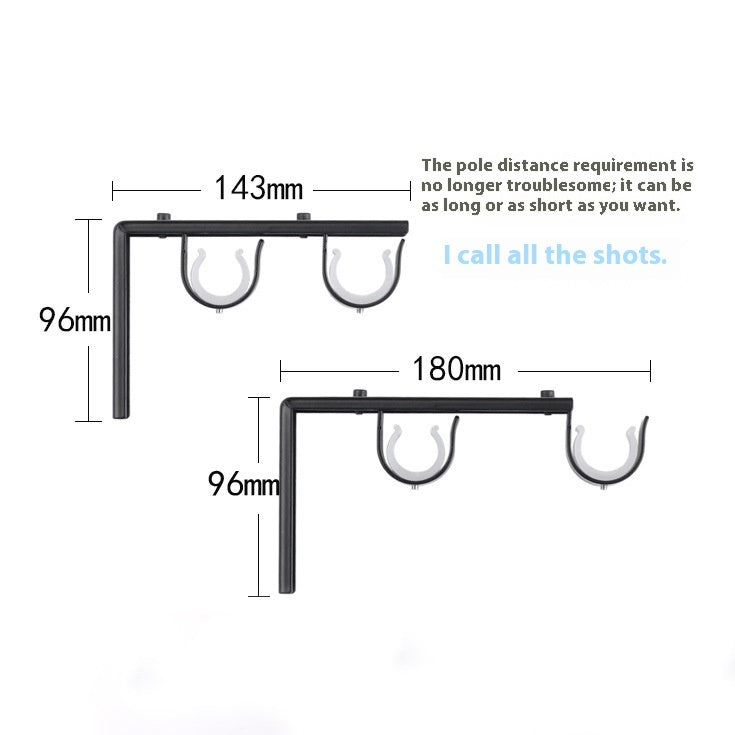 Aluminum Alloy Curtain Single Rod Rome