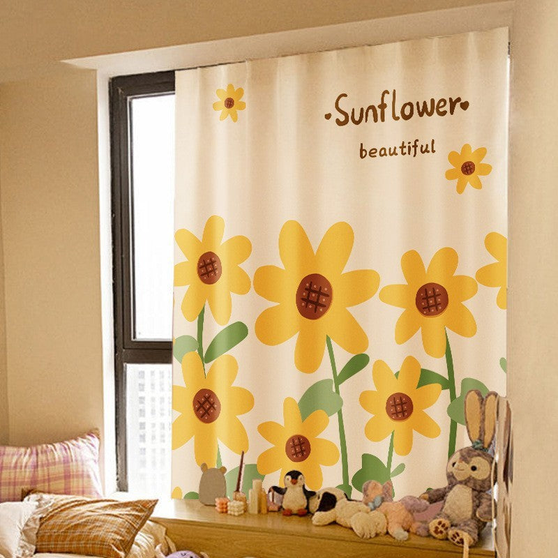 Printed Velcro Cabinet Curtain Cartoon Children's Room