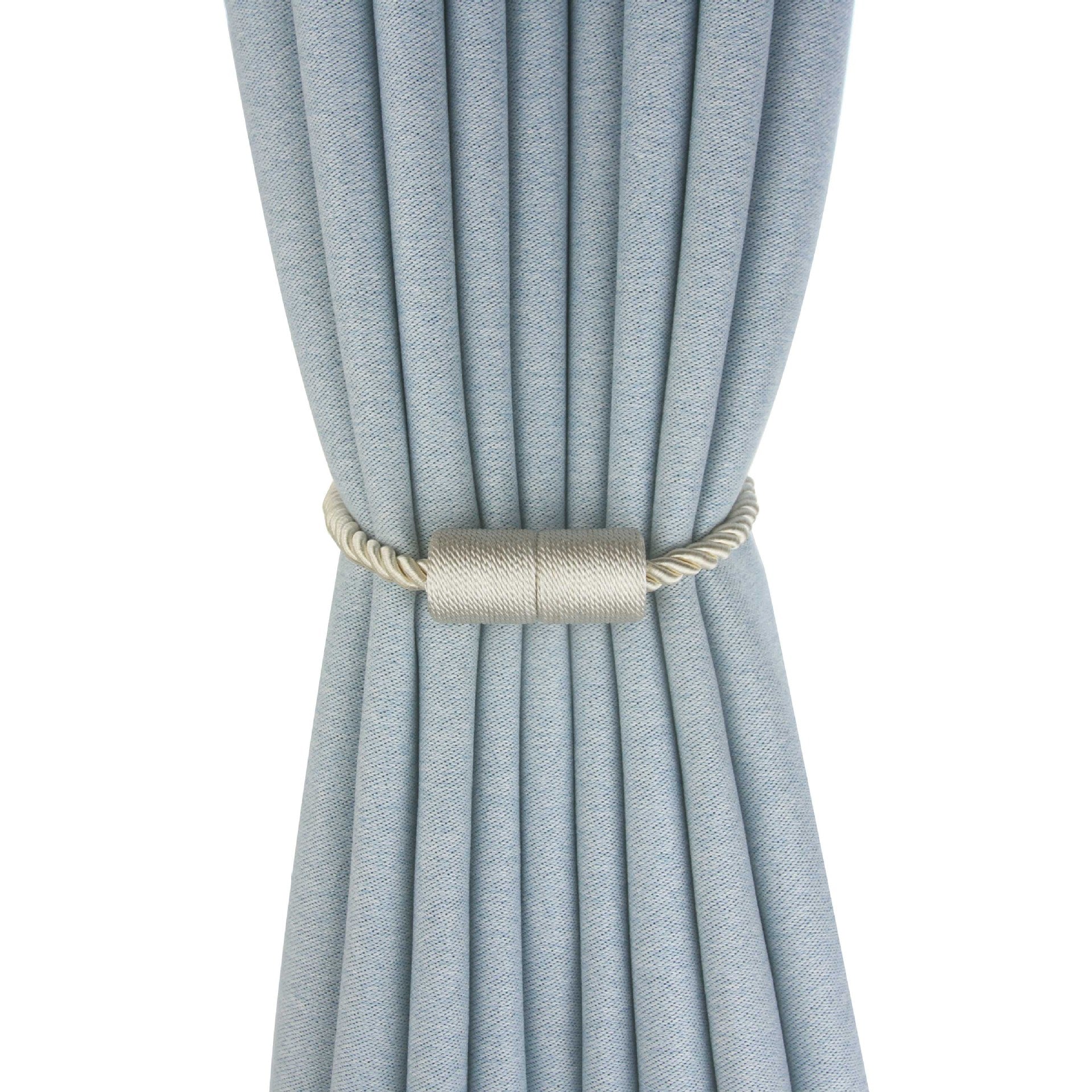 Cylindrical Curtain Bandage Magnetic Buckle Installation-free