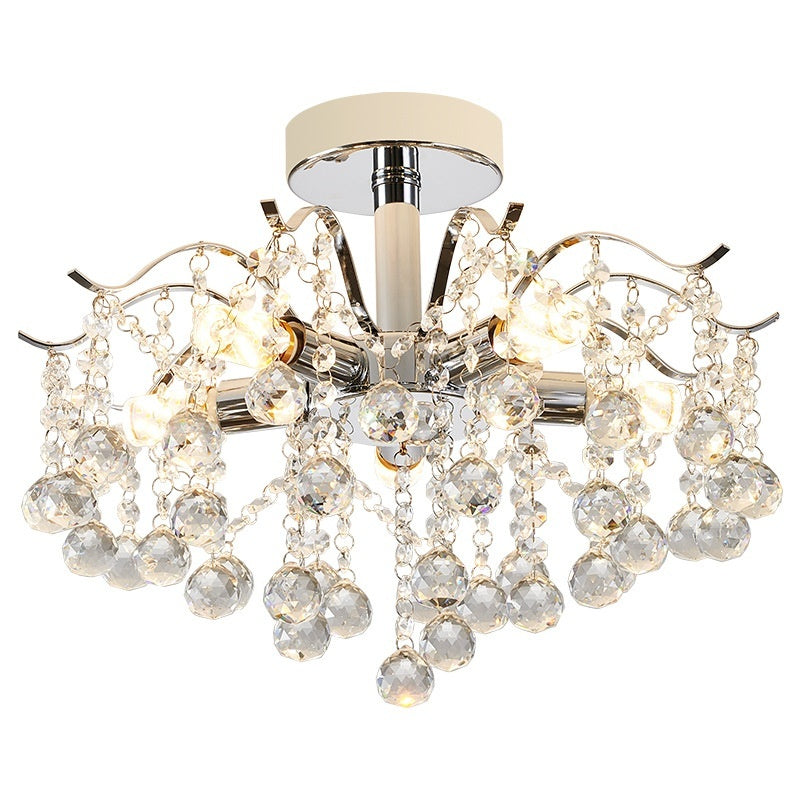 French-style Crystal Ceiling Light For The Living Room