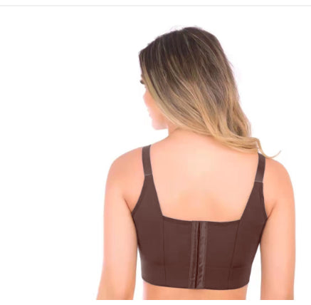 Large Size Glossy Surface Without A Scratch Push Up Breast Holding Anti-sagging Bra With Steel Ring
