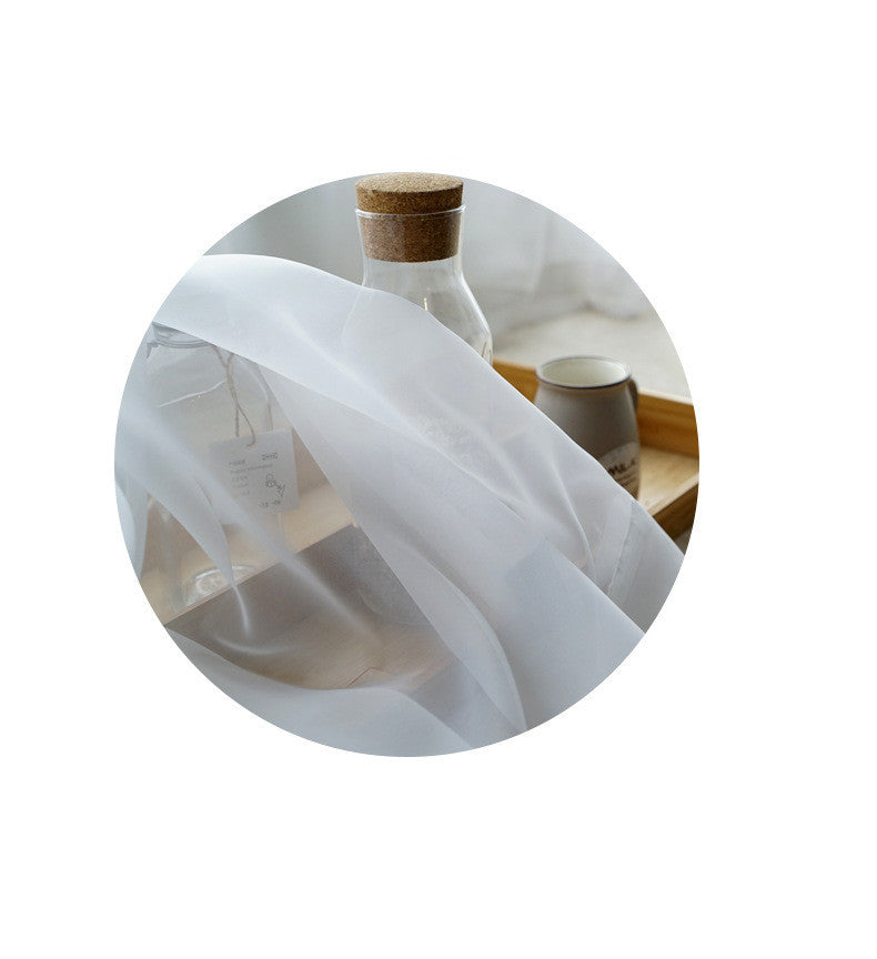 Modern And Simple Pure Cotton & Linen Window Curtain