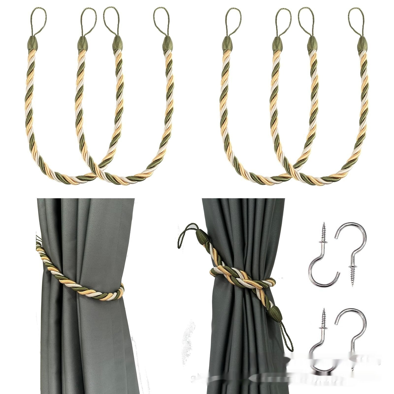 Curtain Bandage Rope Hand-woven