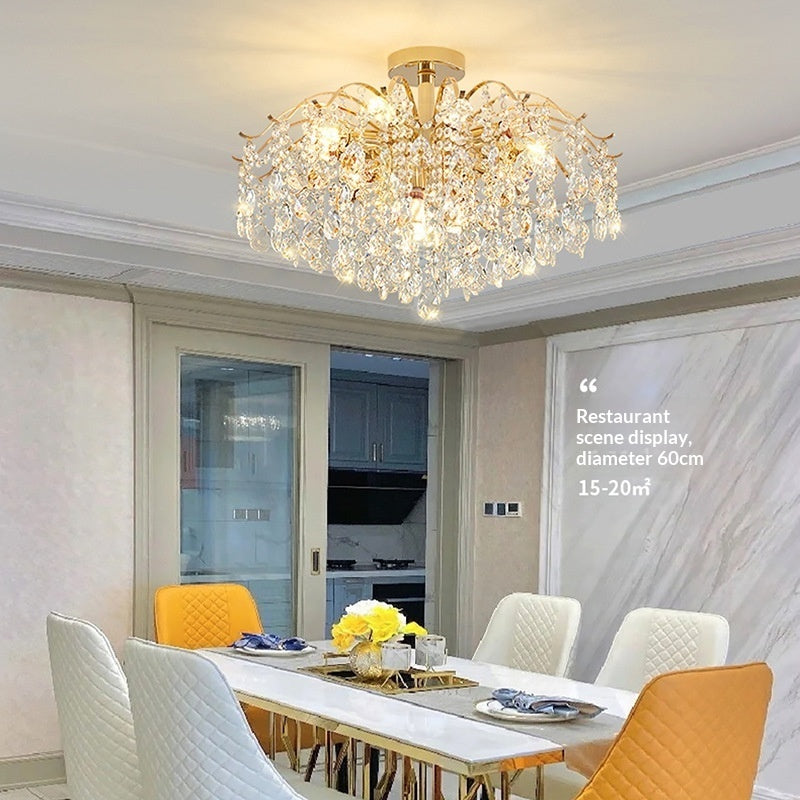 Affordable Luxury Crystal Chandeliers Add A Modern, Minimalist Touch To Your Living Room And Brighten Up Your Home Space