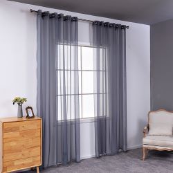 Modern And Simple Pure Cotton & Linen Window Curtain
